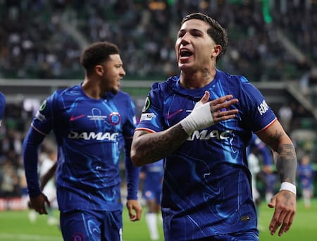 Enzo Fernández; Chelsea; Conference League. Foto: Reuters (Kacper Pempel)