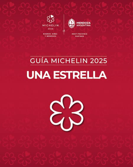 Estrella Michelin 2025. Foto: x mendoza_tur.