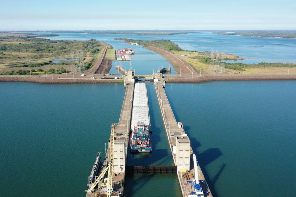 Central Hidroeléctrica Yacyretá. Foto: Entidad Binacional Yacyretá