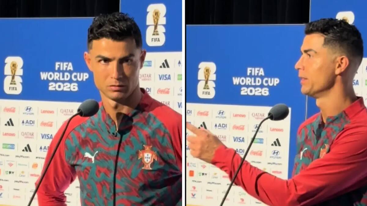 Reacción de Cristiano Ronaldo a la consulta sobre Messi en el Mundial 2026.