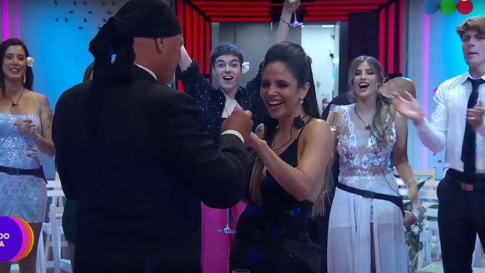 Alfa y Romina. Foto: Captura de pantalla.