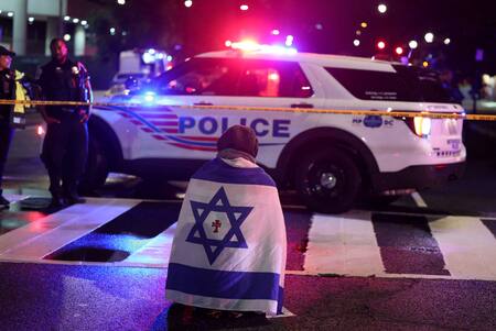 Asesinato de dos empleados de la Embajada de Israel en Estados Unidos. Foto: REUTERS/Jonathan Ernst.