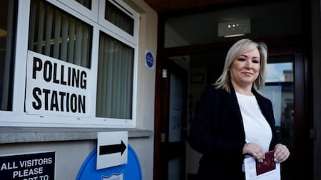 Sinn Fein, Michelle O'Neill. Foto: Reuters.