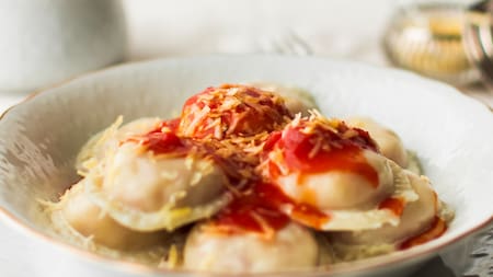 Sorrentinos, comida. Foto: Freepik