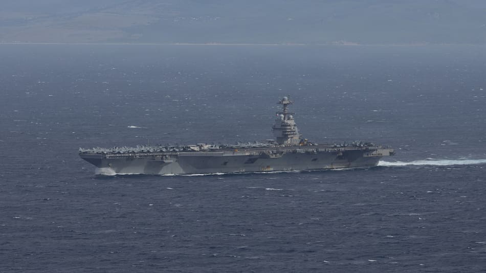 El portaaviones USS Gerald Ford.