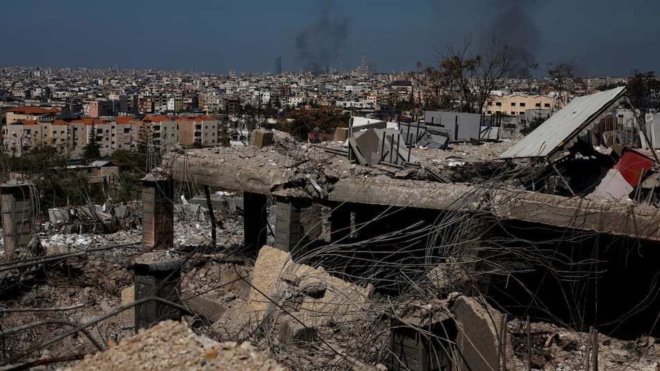 Destrozos en el Líbano. Foto: Reuters.