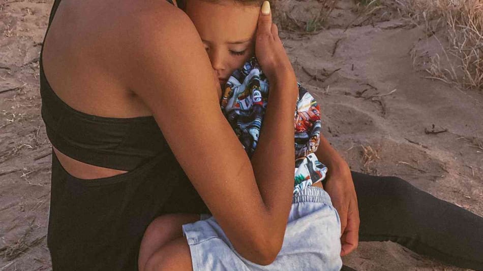 Naya Rivera junto a su hijo. Foto: redes sociales