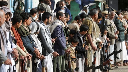 Hutíes de Yemen. Foto: Reuters (Khaled Abdullah)