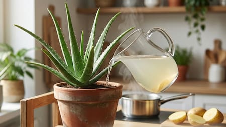 Por qué recomiendan regar el aloe vera con agua de papa: para qué sirve este truco casero