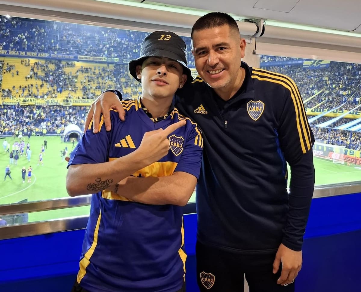 Trueno es hincha de Boca.