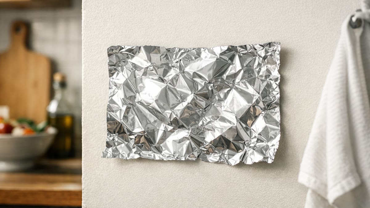 Papel aluminio.
