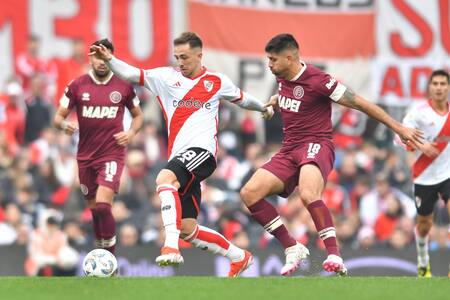 River vs Lanús. Foto: X @RiverPlate