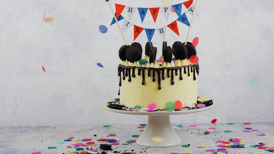 Torta de cumpleaños. Foto: Unsplash.