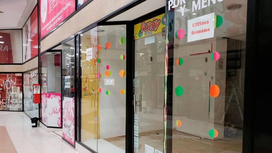 Locales cerrados - crisis económica