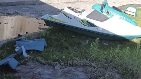 Trágico accidente con moto de agua en Mendoza. Foto: Ministerio de Seguridad de Mendoza.