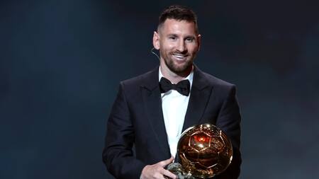 Lionel Messi ganó el Balón de Oro 2023. Foto: EFE.
