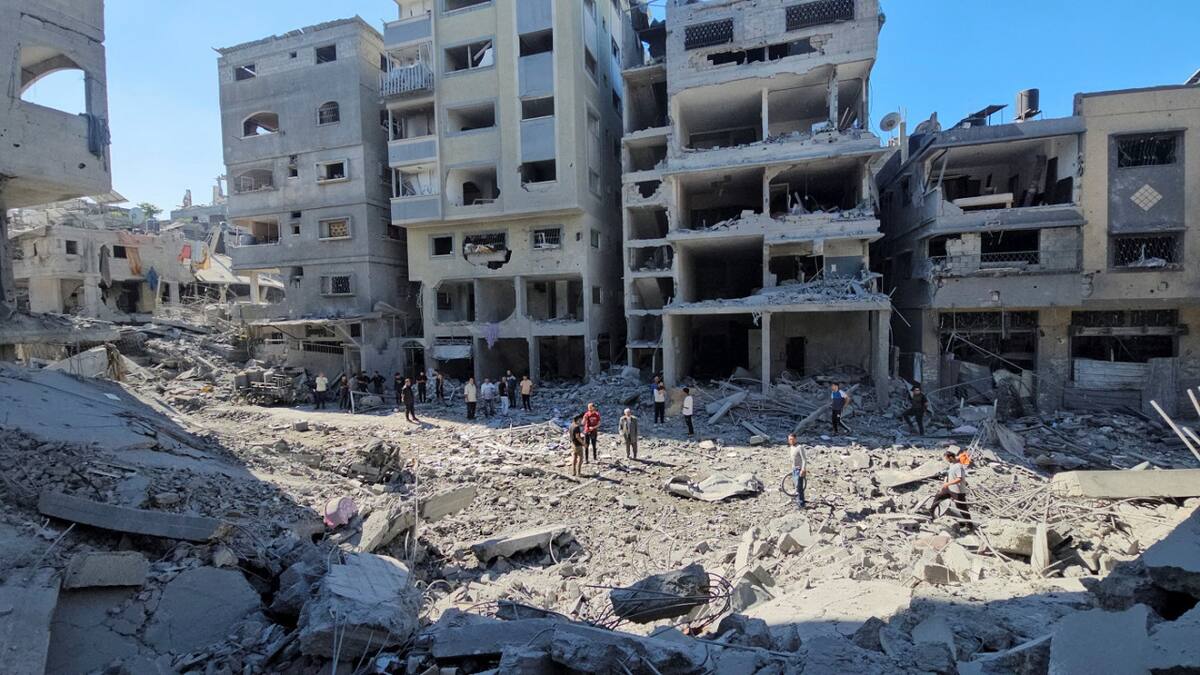Destrucción en Gaza. Foto: Reuters