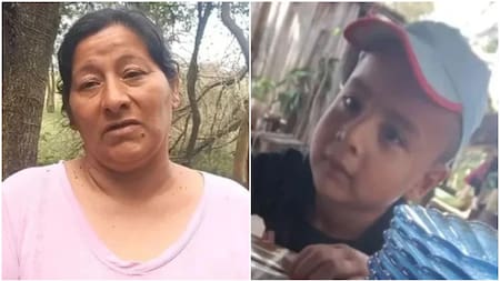 Laudelina, tía de Loan Danilo Peña. Fotos: NA.