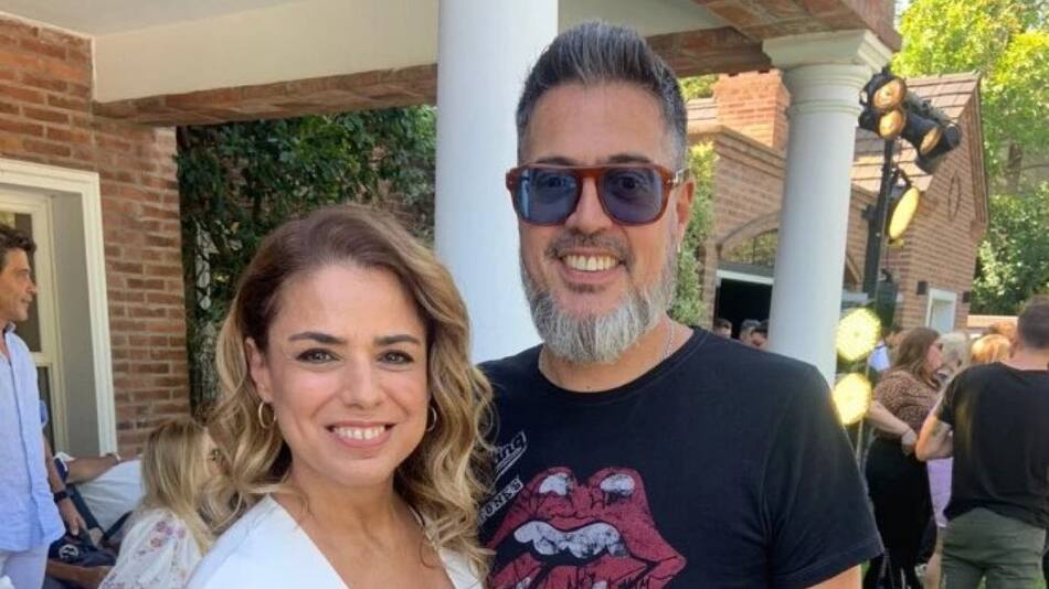 Marina Calabró y Rolando Barbano. Foto: X