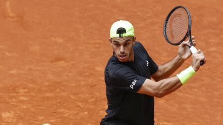 Francisco Cerúndolo en el Masters 1000 de Madrid. Foto: EFE.