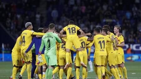 Campeón; Espanyol vs. Barcelona. Foto: EFE.