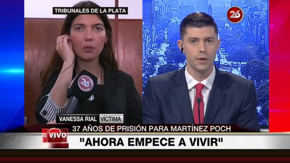 Vanesa Rial - Víctima de Martínez Poch - Canal 26