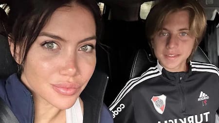 Wanda Nara junto a su hijo Valentino López. Foto: Instagram/wanda_nara