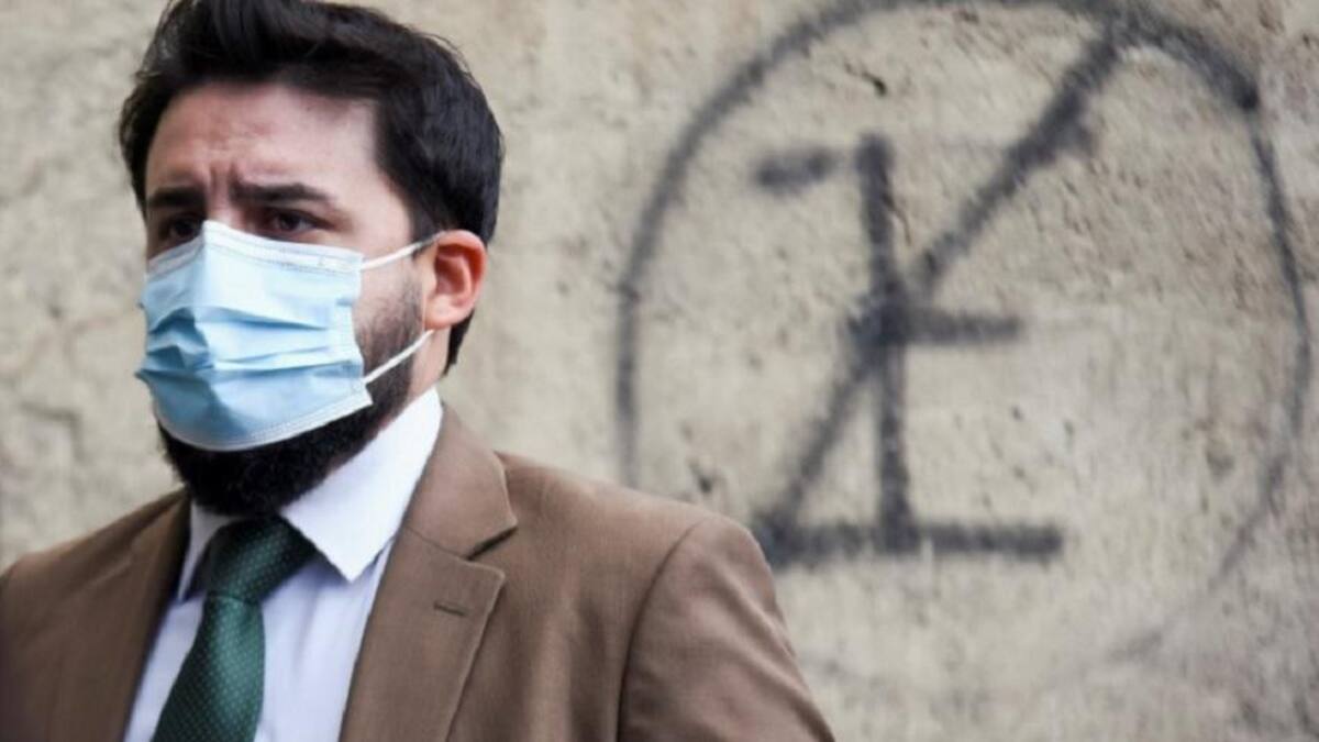 Juan Carlos Camacho, miembro del equipo legal del detenido gobernador de Santa Cruz, Luis Fernando Camacho. NA