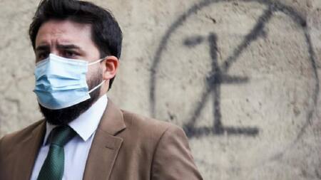 Juan Carlos Camacho, miembro del equipo legal del detenido gobernador de Santa Cruz, Luis Fernando Camacho. NA