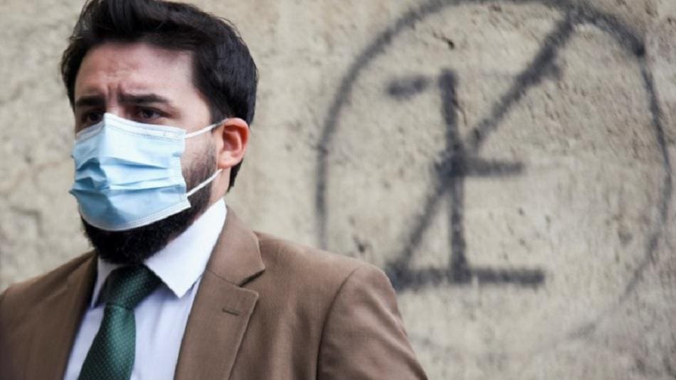 Juan Carlos Camacho, miembro del equipo legal del detenido gobernador de Santa Cruz, Luis Fernando Camacho. NA