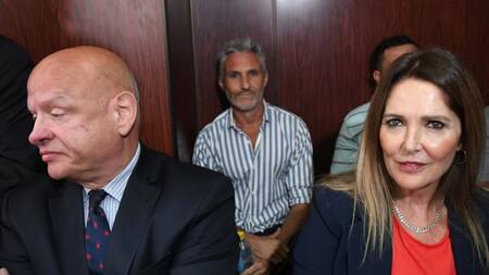 Nicolás Pachelo previo a escuchar la sentencia. Foto: Télam