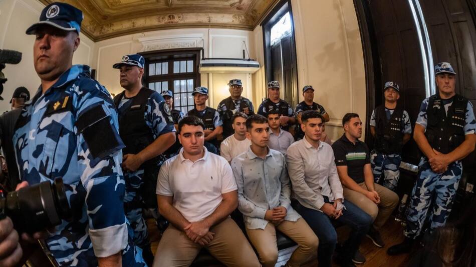 Juicio el caso por asesinato de Báez Sosa. Foto: Télam.