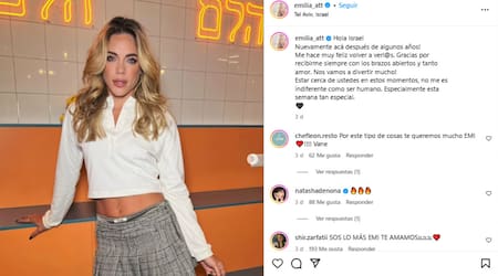 El emotivo viaje de Emilia Attias a Israel. Foto NA