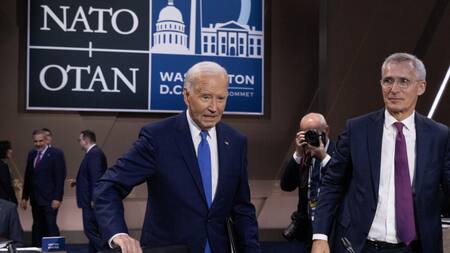Joe Biden, cumbre OTAN. Foto: EFE