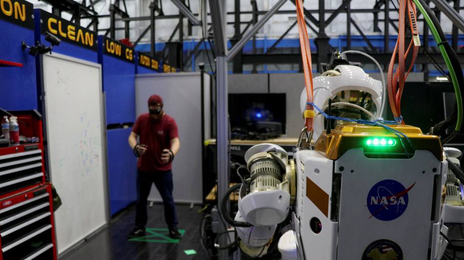 Valkyrie, el robot humanoide creado por la NASA. Foto: Reuters