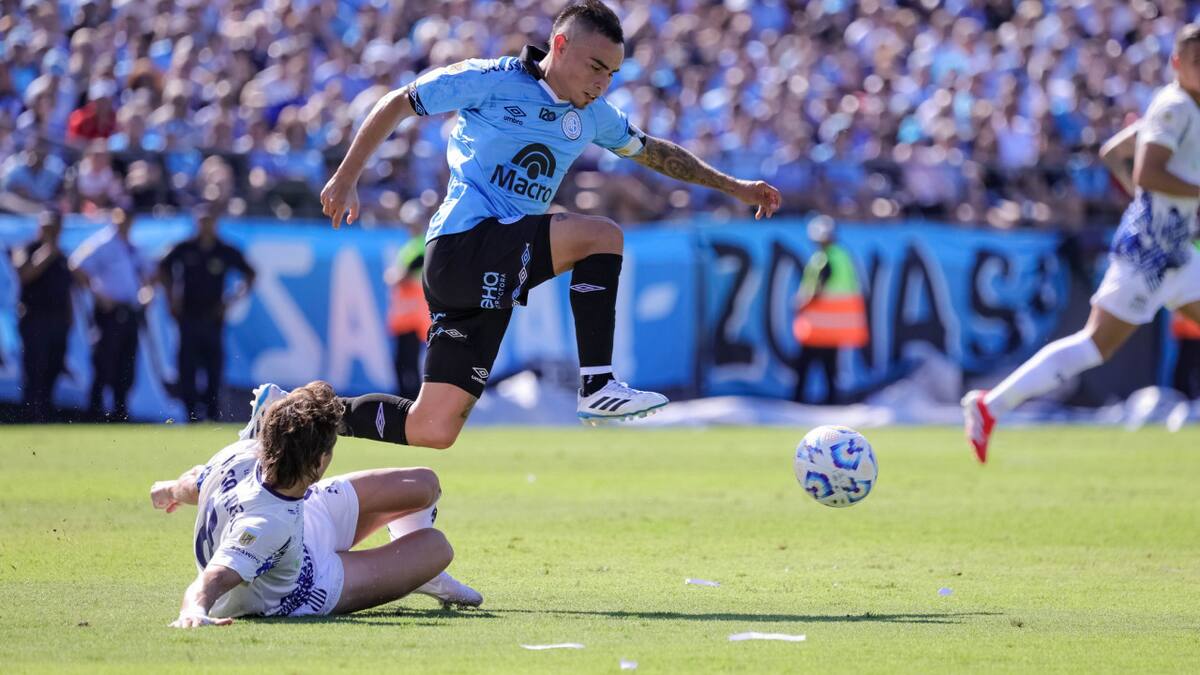 Belgrano vs Talleres, clásico de Córdoba. Foto: X @Belgrano