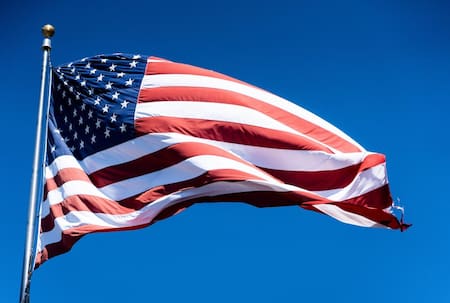 Bandera de Estados Unidos. Foto: Unsplash