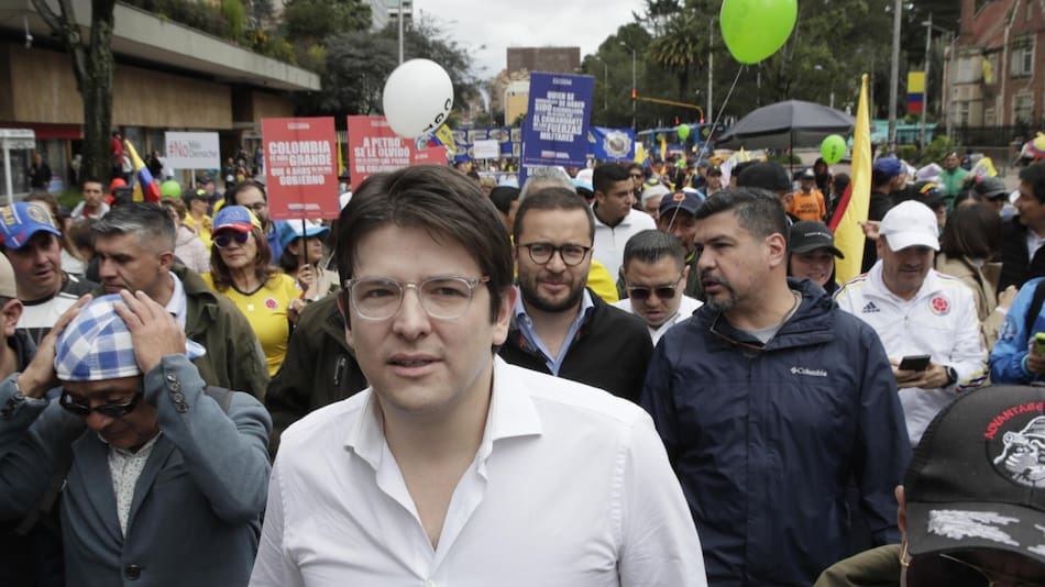 Miguel Uribe Turbay, candidato presidencial en Colombia. Foto: EFE/Carlos Ortega