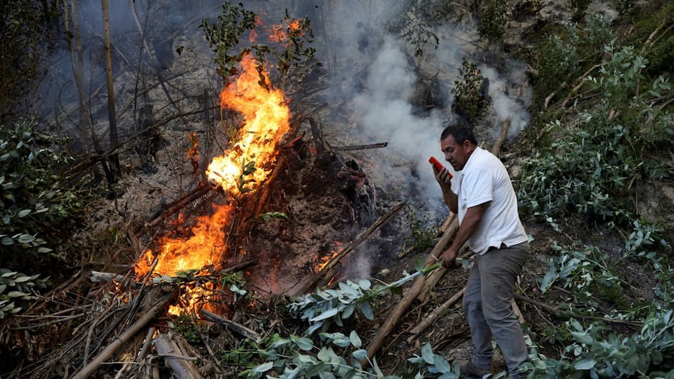 Incendios forestales Colombia. Foto: Reuters