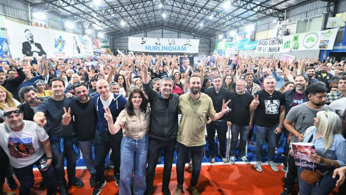 Máximo Kirchner en Hurlingham