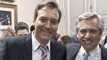 Martín Soria y Alberto Fernández, Ministerio de Justicia, NA