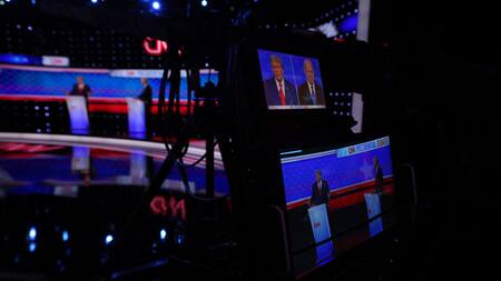Joe Biden y Donald Trump, debate presidencial Estados Unidos. Foto: Reuters.