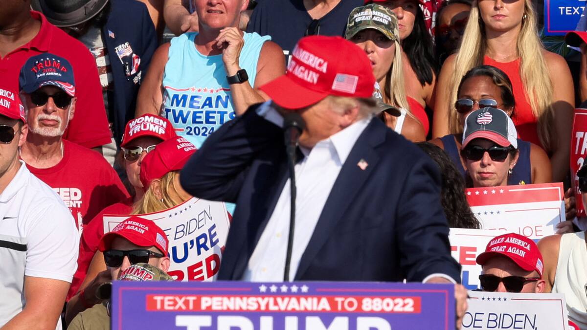 Atentado a Donald Trump. Foto: Reuters