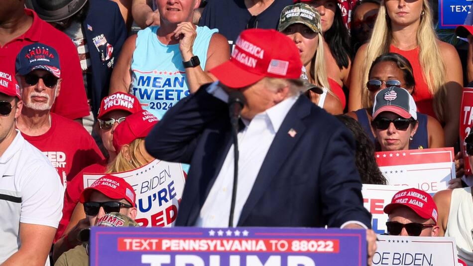 Atentado a Donald Trump. Foto: Reuters