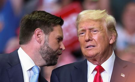 J. D. Vance y Donald Trump. Foto: Reuters