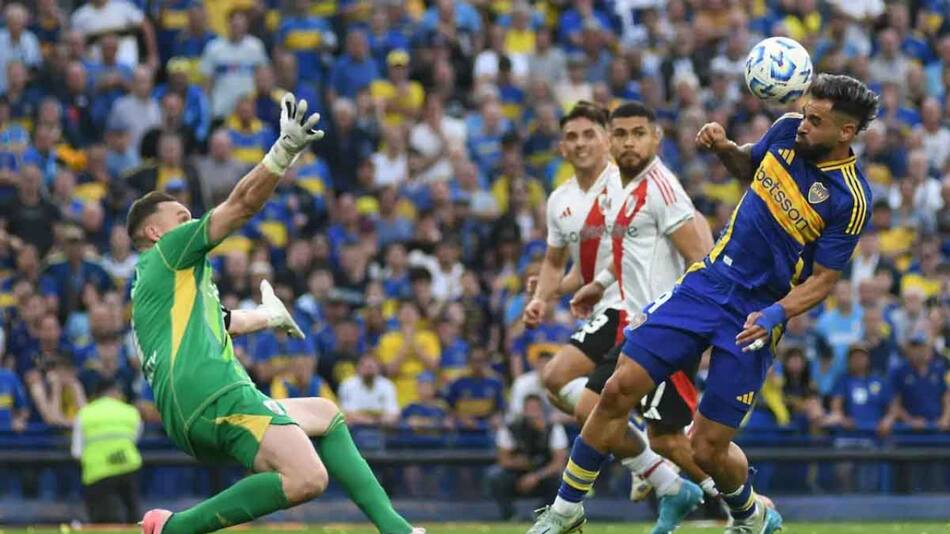 Superclásico entre Boca y River.