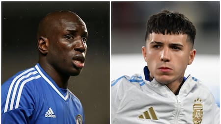 Demba Ba y Enzo Fernández.