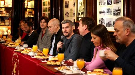 Marcos Peña, desayuno con funcionarios y candidatos, Juntos por el Cambio