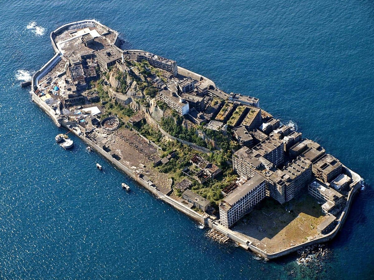 Hashima, Japón. Foto: Wikipedia
