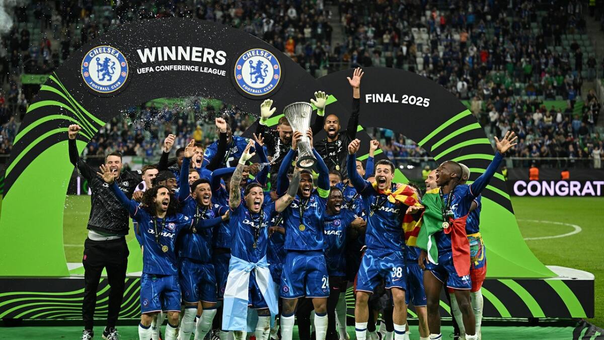 Chelsea, campeón de la Conference League. Foto: Reuters (Dylan Martinez)